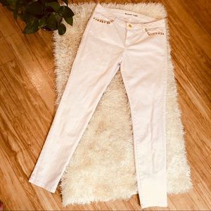 Michael Kors Light Pink Denim with Studded Pockets